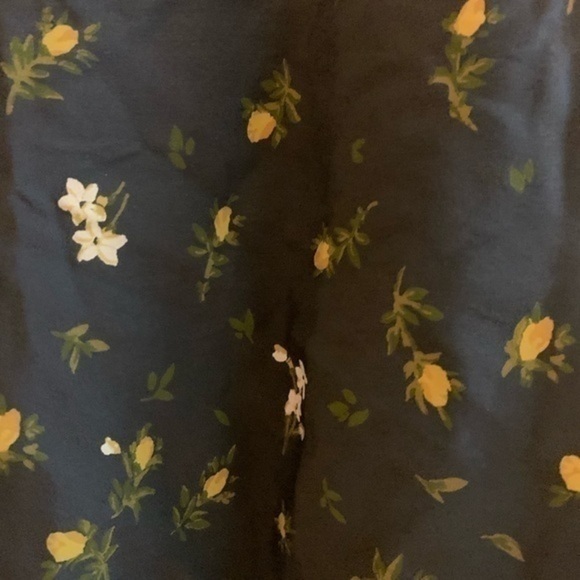 Old Navy Sundress Navy Blue & Yellow Size Medium - Picture 8 of 8